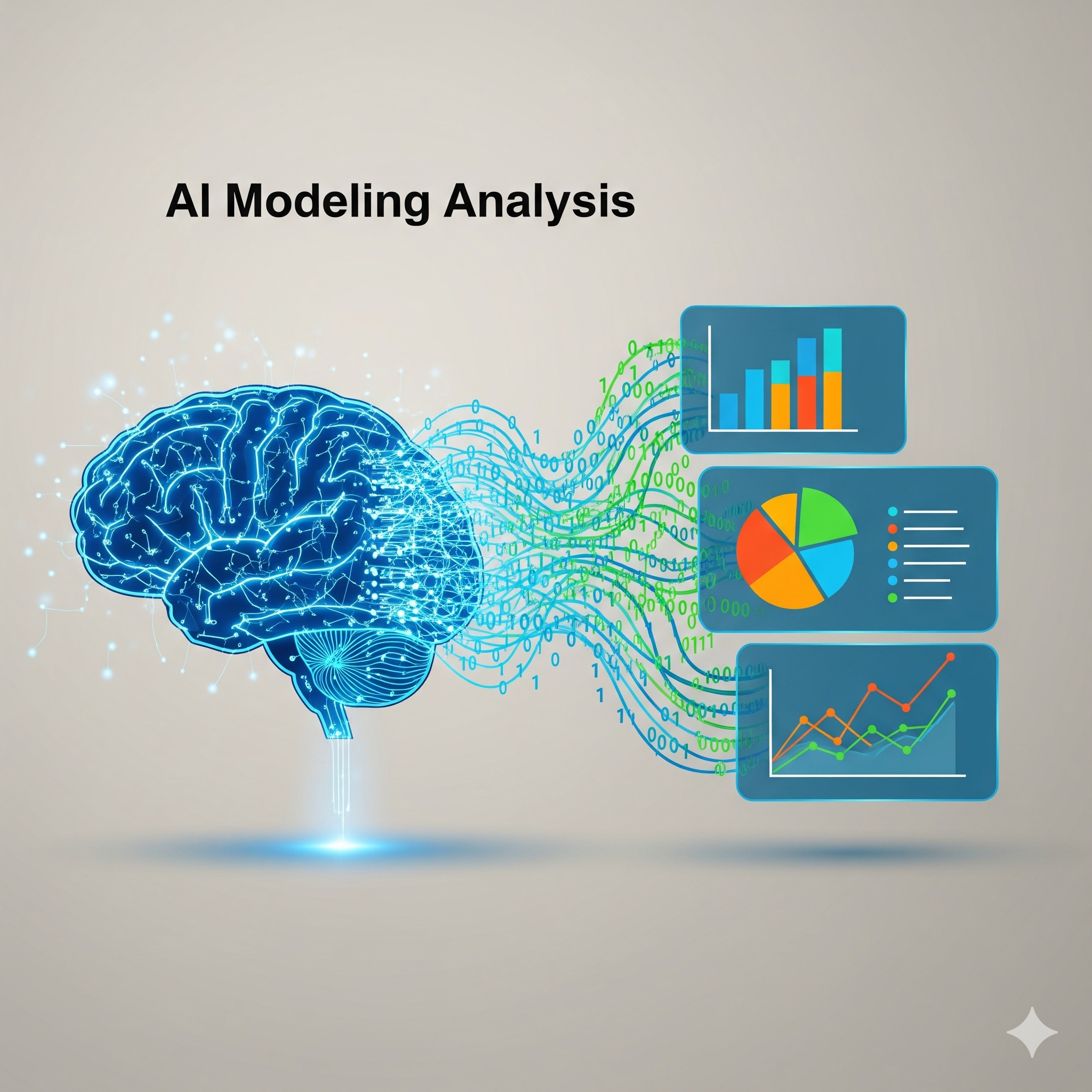 AI Modeling & Analysis Icon
