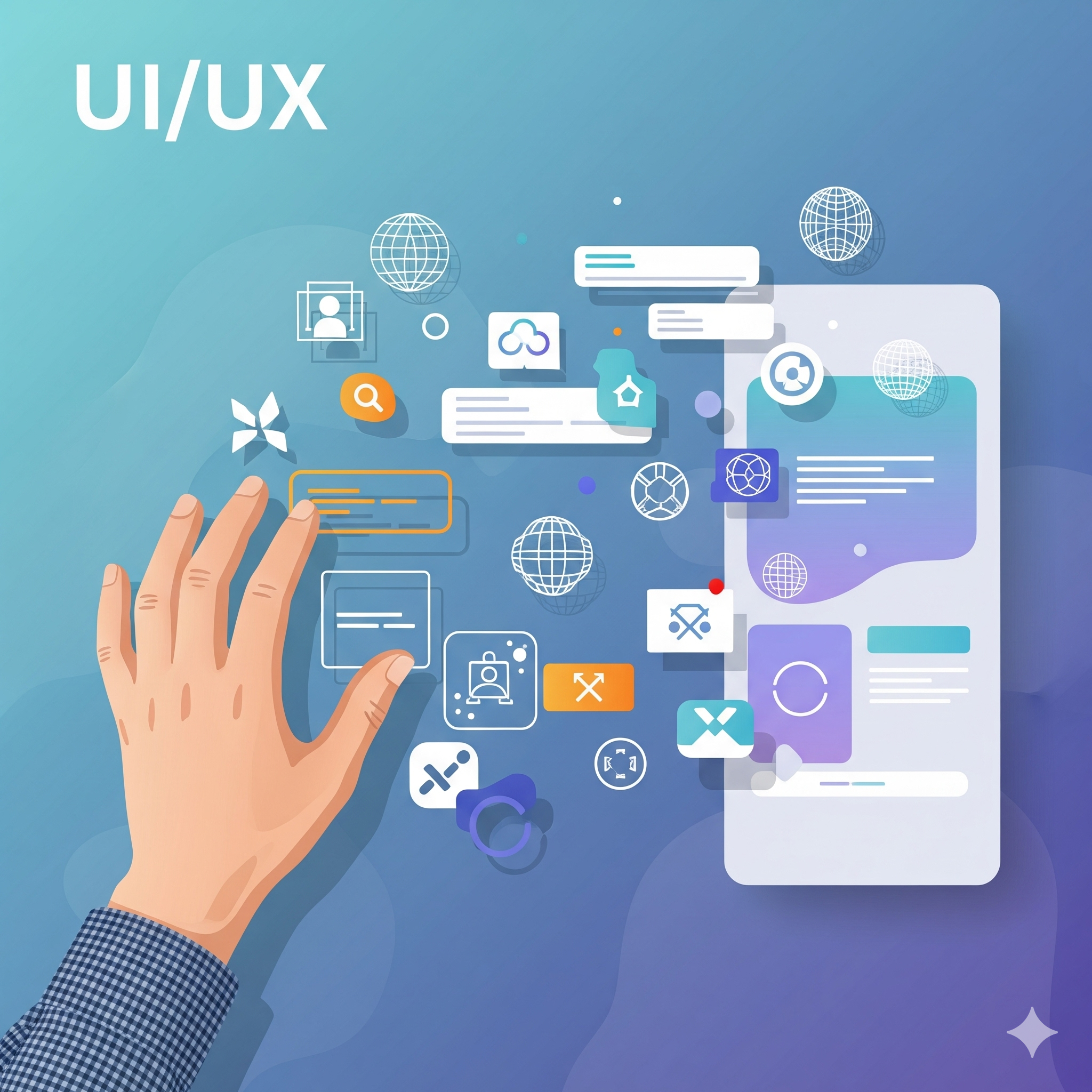 User Experience Design (UI/UX) Icon